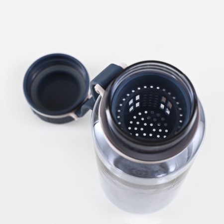 Water bottle, 600 ml, 20 x 7 cm, with sieve, mix-3