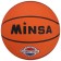 MinSA basketball ball, 310 gr, rubber chamber, rubber tire