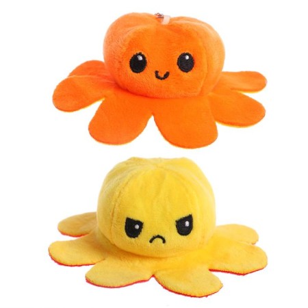 Soft toy-transformer "Osminog-Peresysh", 12 cm, on a key chalk, Mix colors-6