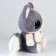 Soft toy "cat", 23 cm, gray color