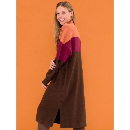 Female dress, size 42, chocolate color-2