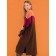 Female dress, size 42, chocolate color