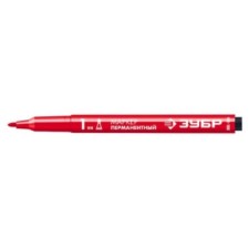 Marker bison professional 06320-3, permanent, pointed, red, 1 mm