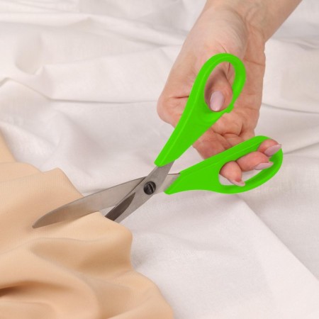 Portnovsky scissors, 7 ", 19 cm, green color-1