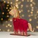 New Year's decor with the backlight "Unicorn with the bell" 21.5 × 5 × 23 cm, red
