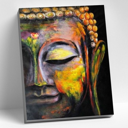 Picture on the numbers "Buddha", 40 × 50 cm, 23 colors