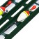 The fishing rod is equipped, double, on a two -row motivole