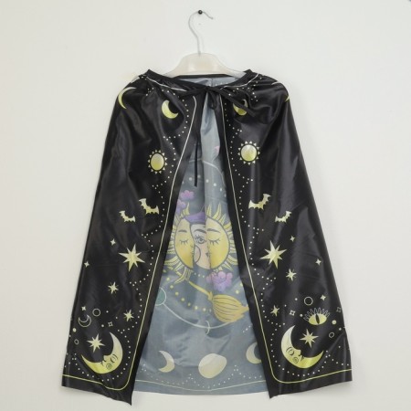 Carnival set "Lunar Witch", raincoat 70 cm, hat, gloves, wand-9