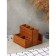 Stand - ADELICA napkin, 14 × 15 × 12 cm, oak