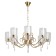 Ellegia chandelier, size 80x94x80 cm, 320W 8xe14 IP 20