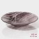 Glass of glass soup "Drachna", d = 21 cm, burgundy color