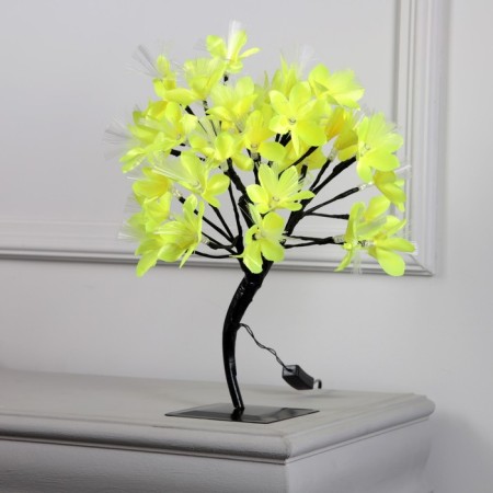 LED Lilia Yellow Lilies 30 cm, 32 LED, blinking, 220 V, glow of multi (RG/RB)-1
