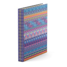 Folder on 2 rings A4, Erichkrause Fiesta, 35 mm, 1750 μm, laminated, solid cover, with a pattern