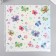 Scrapbooking paper bilateral "butterflies and donuts" density 180 g 30.5x32 cm