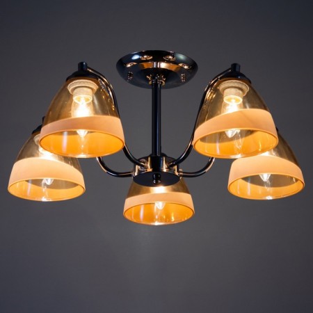Causte "Mirna" 5he27 40t chrome 55x55x36 cm 9408340-2