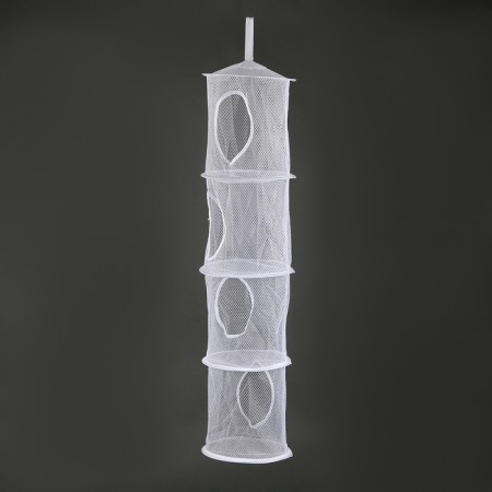 Basket suspended for toys 4 sections mix 27x27x92 cm-4