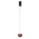Bayerlux lamp "Lona" 1xLED 12W Burgundy 9.5x9.5x8-200 cm