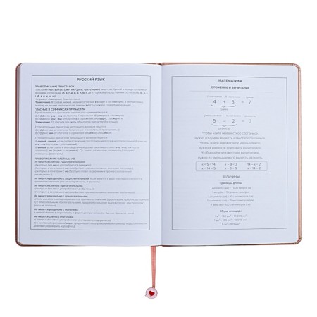 Universal Grade 1-11 Diary, 48 sheets "Pattern", solid cover of artificial leather, foil embossing, liesse, universal cheat sheet, block 80 g/m2-10