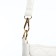 Bag Baget with a zipper, white color