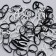 Gum for animals of high strength, set of 100 pcs, Mix black and white