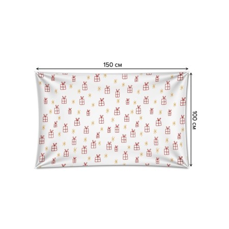 Decorative panel with photo printing "many gifts", horizontal, size 100x150 cm-1