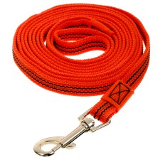 Kaponnoye zonik leash with latex thread, 3 m x 1.5 cm, orange