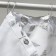 Bath curtains DASCH 180x200 cm, BT-829985, silver leaves