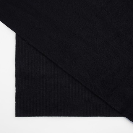 Patch plush, 50 × 50 cm, 220 g/m, black color No. 102-1