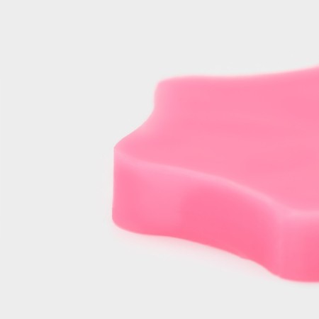 Mold "Orion", silicone, 8.5 × 8.5 × 1.5 cm, pink color-4