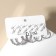 Set of earrings 6 pairs "Assorted" Tenderness, white-pink color in silver