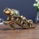 Polystone souvenir "Three elephants - Happiness Road" 15.5x25x5.5 cm