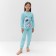 Pajamas for a girl, mint color, height 98 cm