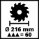 Pip Top Einhell TE-SM 216 Dual, 1800 W, 5000 rpm, 216x30 mm, laser