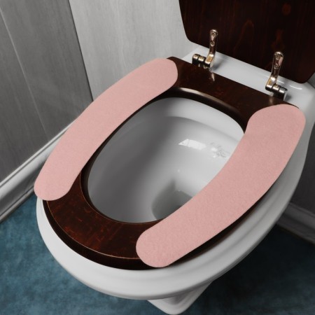 Layers on the toilet seat, self -adhesive, pink, 2 pcs.