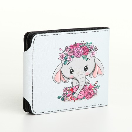 Wallet on the button, the color is white-1