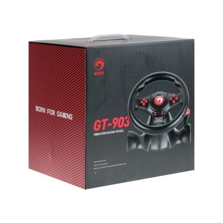 Steering wheel Marvo GT-903, support PS4/PS3/Xbox/Android/PC, cable 2 m-7