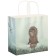 Gift package, 22x22x1 cm, craft, packaging, hedgehog in fog