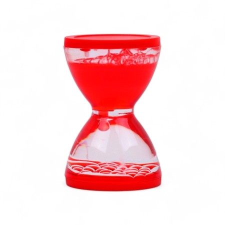 Gel watches, anti -stress, 4.5 x 7 cm, red
