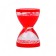 Gel watches, anti -stress, 4.5 x 7 cm, red
