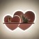 Bra "Hearts" LED 18W Pink 35x25x8cm