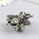 Pen for the casket Metal "Bee" aged silver 5.6x5.9x2.9 cm