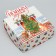 Folding box "Happy New Year", fireplace, 25 x 25 x 10 cm, new year