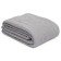 The double -sided muslin cover of gray color Essential, size 180x250 cm