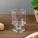 Glass of glass per 1 candle "Crystal cone" 10x6.6x6.6 cm