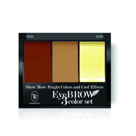 Shadows for correction of eyebrows with Social -to -Social TF Eyebrow 3 Color Set, tone 103c soft brown