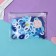 Hair elastic band "Mahrushka" (set of 80 pcs) tenderness, 2.5 cm, blue and white
