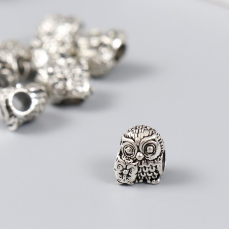 Busina for creativity Metal "Oblushka with a hook" silver 1.1 cm