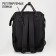 School textile school “On the Riva”, with a pocket, 25x13x38, black