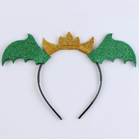 Carnival set "Winter Dragon", green color: wings, skirt and rim-11