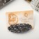 Hair hairpin "Grace" butterflies, 8 cm, black